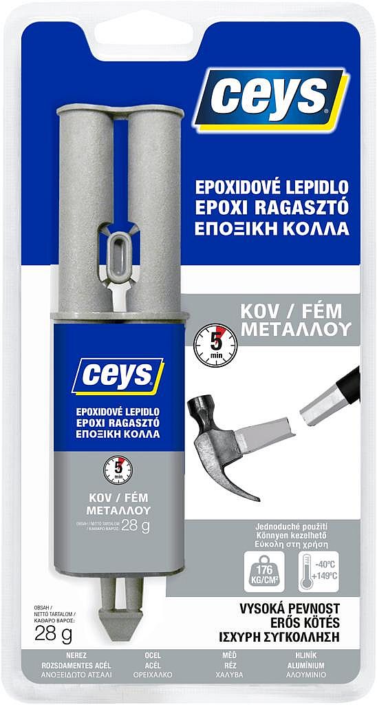 CEYS epoxidové dvojzložkové lepidlo na kov 28g